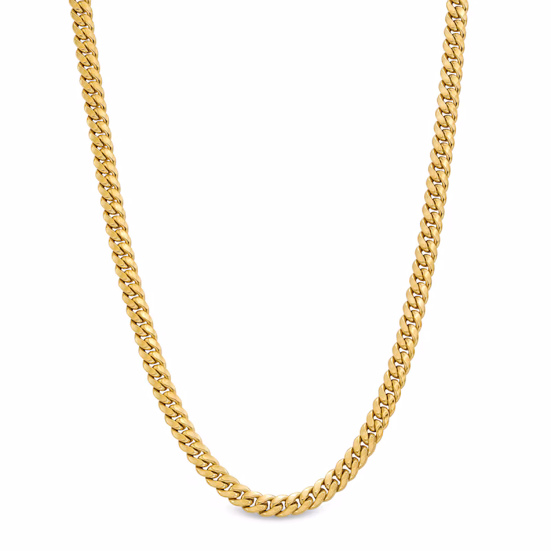  10K Yellow Gold Cuban Link Chain